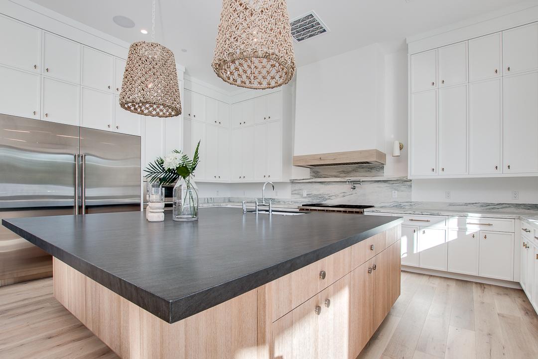Finished kitchen by Arcadia Cabinets